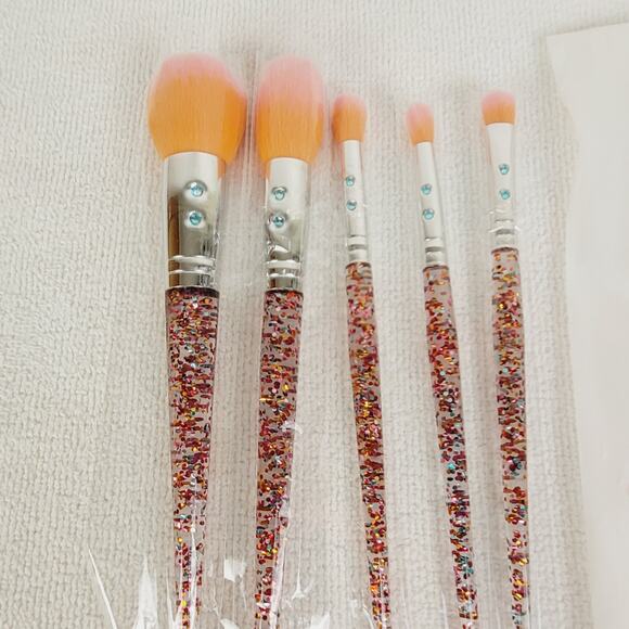 New SLMissGlam 5 piece Rainbow Luxe brush set - Picture 2 of 3